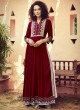 Maroon Rayon Party Wear Kurti With Palazzo Monsoon 1102 By Maisha Sc/018654