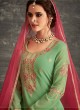 Green Georgette Palazzo Suit For Wedding Reception Glamour Vol 62 62002 Set By Mohini Fashion SC/014306