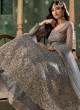 Grey Net Bridal Lehenga Suit Glamour Vol 78 By Mohini Fashion 78003