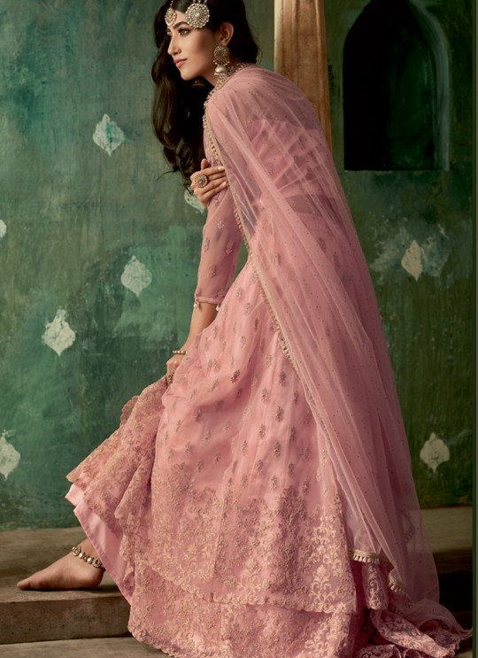 Net Bridal Lehenga Dress In Pink Glamour Vol 78 By Mohini Fashion 78002