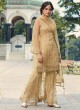 Beige Net Wedding Sharara Suit Glamour Vol 79 By Mohini Fashion 79004