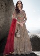 Glamour Vol 83 By Mohini Fashion 83005 Beige Net Designer Bridal Lehenga Dress