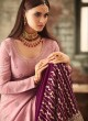 Dusty Pink Georgette Embroidered Palazzo Suit Glamour Vol 57 57001 By Mohini Fashion SC/013069