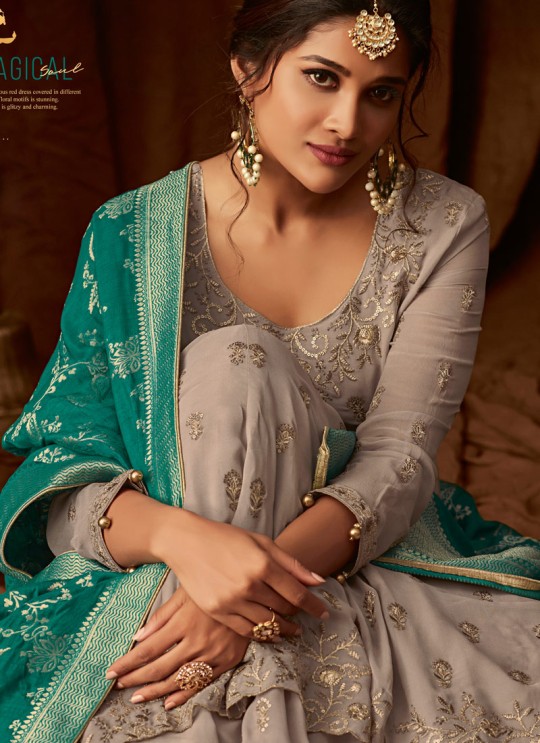 Beige Georgette Wedding Anarkali For Bridesmaids Glamour Vol 64 64003 By Mohini Fashion SC/015185 Beige Georgette Wedding Anarkali For Bridesmaids Glamour Vol 64 64003 By Mohini Fashion SC/015185