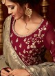 Maroon Georgette Wedding Anarkali For Bridesmaids Glamour Vol 64 64006 By Mohini Fashion SC/015188