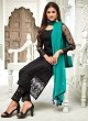 Black Net Straight Cut Suit For Mehndi Ceremony Glamour Vol 63 63004 Set By Mohini Fashion SC/015160