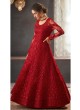 Red Georgette Wedding Anarkali For Bridesmaids Glamour Vol 73 73002 By Mohini Fashion