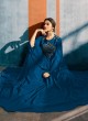 Jennifer WingetBlue Georgette Evening Wear Indo Western Kurti Elite  5014 By Mugdha SC/011024