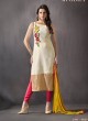 Cream Georgette Lehenga Dress Platinum 10029 By Mugdha SC/000382