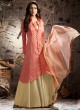 Jennifer Winget Beige Georgette Anarkali Suit Trendy 1105 By Mugdha SC/005953