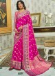 Magenta Handloom Silk Designer Saree Kohinoor Silk 103002 By Rajtex