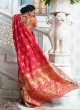 Red Handloom Silk Designer Saree Kohinoor Silk 103005 By Rajtex