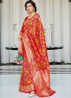 Red Handloom Silk Wedding Saree Kasturba Silk 105001 By Rajtex Red Handloom Silk Wedding Saree Kasturba Silk 105001 By Rajtex