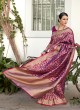 Magenta Handloom Silk Wedding Saree Kilfi 86004 By Rajtex