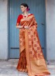 Orange Handloom Silk Wedding Saree Kilfi 86008 By Rajtex Orange Handloom Silk Wedding Saree Kilfi 86008 By Rajtex
