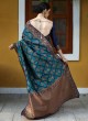 Blue Handloom Silk Wedding Saree  Klayanam 88003 By Rajtex