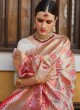 Off White Handloom Silk Wedding Saree  Klayanam 88008 By Rajtex