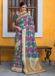 Grey Handloom Silk Wedding Saree  Klayanam 88010 By Rajtex