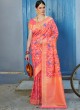 Pink Handloom Silk Wedding Saree Karmala Silk 89006 By Rajtex