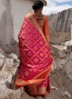 Pink Handloom Silk Casual Saree Kalash 92010 By Rajtex Pink Handloom Silk Casual Saree Kalash 92010 By Rajtex