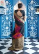 Black Handloom Silk Party Wear Saree KATYANI SILK 96002 By Rajtex