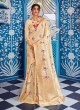 Cream Handloom Silk Party Wear Saree KATYANI SILK 96003 By Rajtex