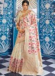 Off White Handloom Silk Party Wear Saree KATYANI SILK 96005 By Rajtex