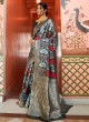 Black Handloom Silk Party Wear Saree KUSHAA SILK 97003 By Rajtex