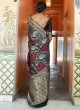 Black Handloom Silk Party Wear Saree KUSHAA SILK 97003 By Rajtex