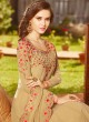 Beige Georgette Wedding Wear Abaya Style Anarkali Raazi Vol 8 20026 By Rama Fashions SC/013972