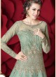 Green Net Wedding Wear Floor Length Anarkali Raazi Aroos The Bride 10011 By Rama Fashions SC/010841