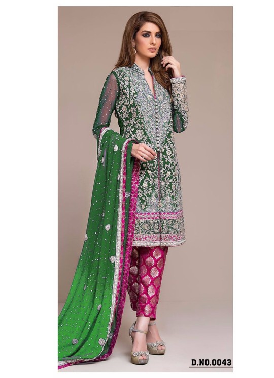 Green Georgette Designer Pakistani Suit SC/011961