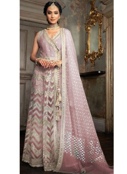 Festival Wear Net Pakistani Suit In Pink Color SC/017160