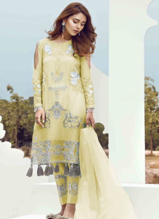 Yellow Georgette Designer Pakistani Suit SC/015045