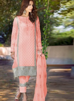 Peach Georgette  Pakistani Suit SC/017363