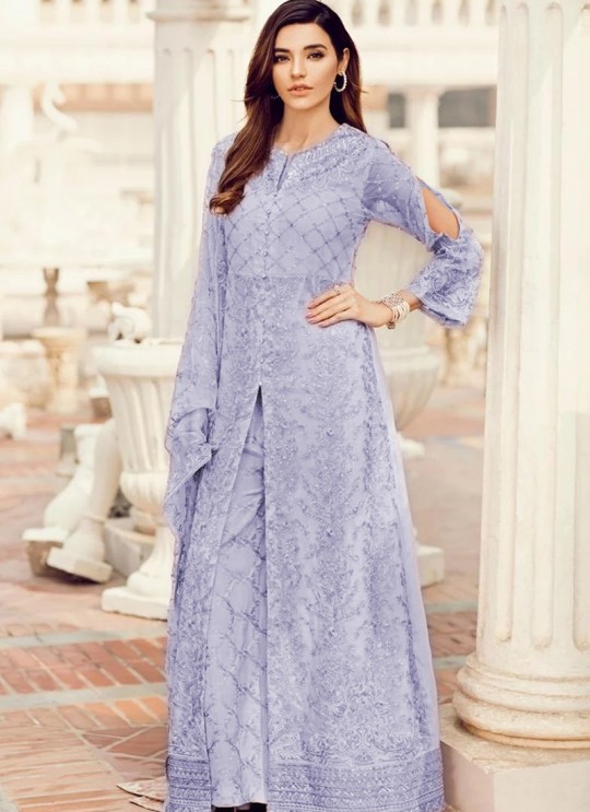 Lavender Georgette Party Wear Pakistani Suit SC/017237