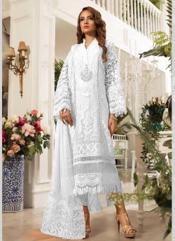 White Georgette Festival Wear Pakistani Suit SC/015766
