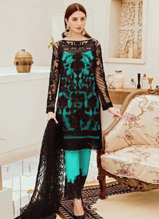 Green Georgette Designer Pakistani Suit SC/016693