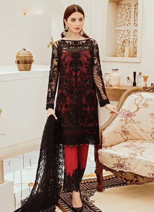 Red Georgette Designer Pakistani Suit SC/016694 Red Georgette Designer Pakistani Suit SC/016694