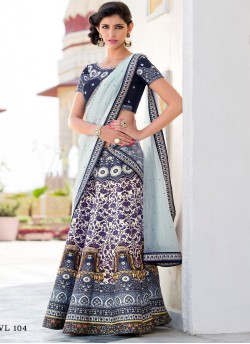 Vastreeni 104A To 105D Colours by Saptrangi 2 in 1 gowns and lehenga choli catalog