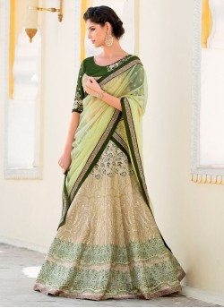 Vastreeni VL109A to VL109D Colours By Saptrani 2 in one gowns and lehenga catalog