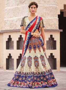 201 to 212 Series By Saptrangi Saree Surat 2 in 1 Lehenga & Gown Collection