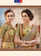 Yellow Banarsi Silk Wedding & Party Wear 2 in 1 Lehenga Gown  Rangraas Vintage Collection SL-506 By Saptrangi