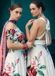 Off White Silk Wedding & Party Wear 2 in 1 Lehenga Gown  Florance Iconic Collection SL-601 By Saptrangi