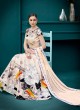 Cream Silk Wedding & Party Wear 2 in 1 Lehenga Gown  Florance Iconic Collection SL-602 By Saptrangi