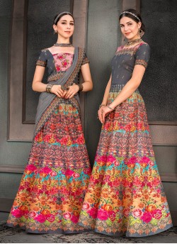Saptrangi 801 Series Colours By Saptrangi 801A to 808B Wedding Wear Latest Gowns 2019 Wholesale
