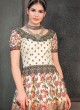 Cream Silk Wedding & Party Wear 2 in 1 Lehenga Gown Signature Collection Season-8 SL-806A By Saptrangi