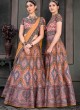 Lavender Silk Wedding & Party Wear 2 in 1 Lehenga Gown Signature Collection Season-8 SL-808B By Saptrangi