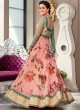 Green Modal Silk 2 in 1 Lehenga Gown Ring Ceremony Rose Collection 1005 By Saptrangi Sarees SC/SRC1005