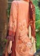 Peach Pure Cottom Pakistani Suit Charizma Aniq Collection 3115 By Shree Fabs SC/016223
